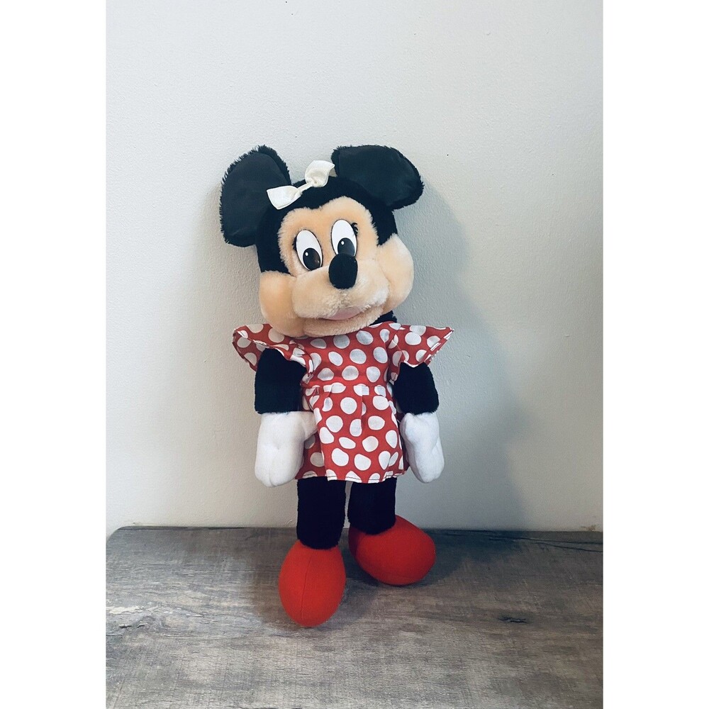 Vintage Applause Minnie Mouse Puppet Disney Plush